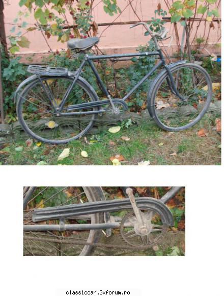 Biciclete vechi - Dar am mai gasit si un Carpati - Prezentare motociclete, motorete si biciclete de colectie