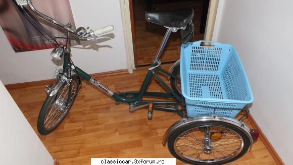 Bicicletele mele de colectie - Triciclu PEGAS 1988 - Prezentare motociclete, motorete si biciclete de colectie