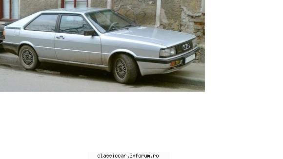 Bine v-am gasit! - O poza cu Audi-ul Coupe quattro (nu prea am poze - Prezentare forumisti
