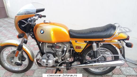 Bmw R90S Daytona Orange 1976 - Un proiect relativ - Prezentare motociclete, motorete si biciclete de colectie