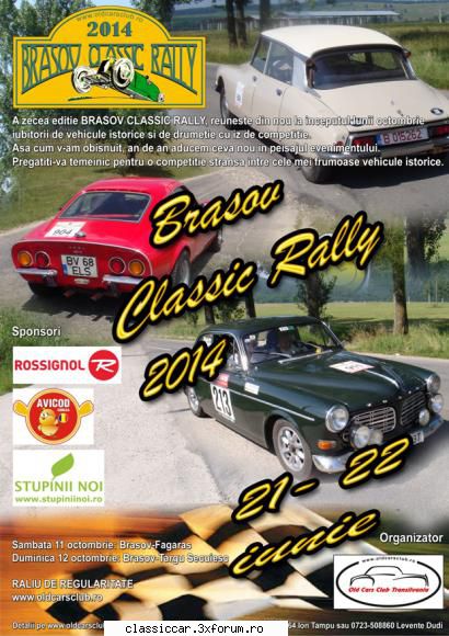 Brasov Classic Rally 11-12 octombrie - jgr1001 - Arhiva evenimente 2014