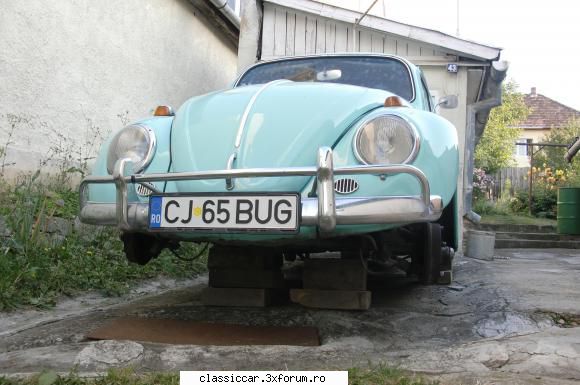 Broscuta vernil - VW Kafer 1965 - Asa ca am dat jos toate cauciucurile care erau - Prezentare masini