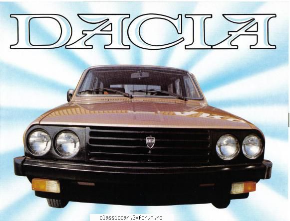 Brosura Dacia Canada - Brosura an 1984 - File de istorie