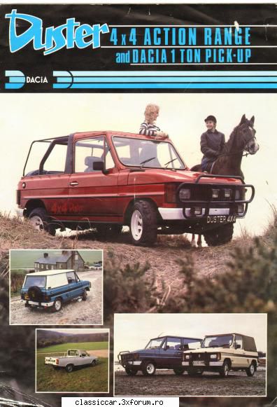 Brosura Dacia Shifter / Duster - oldtimercraiova - File de istorie