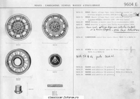 Brosuri Jante - MADE IN FRACE - oldtimercraiova - File de istorie