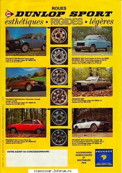 Brosuri Jante - MADE IN FRACE - oldtimercraiova - File de istorie