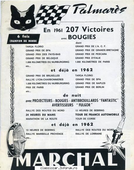 Brosuri SEV MARCHAL - oldtimercraiova - File de istorie