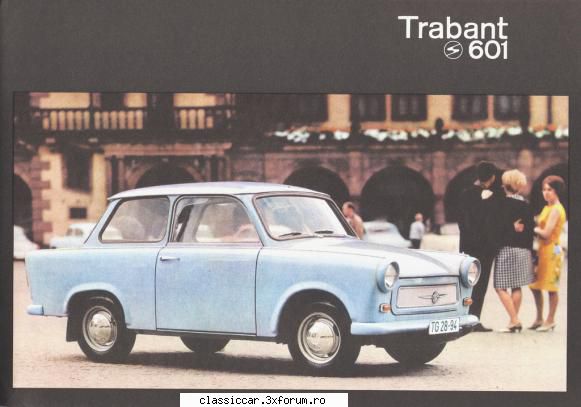 Brosuri Trabant 601 - oldtimercraiova - File de istorie
