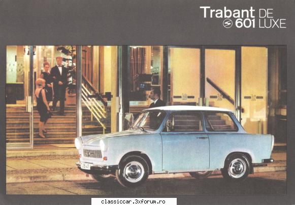 Brosuri Trabant 601 - oldtimercraiova - File de istorie