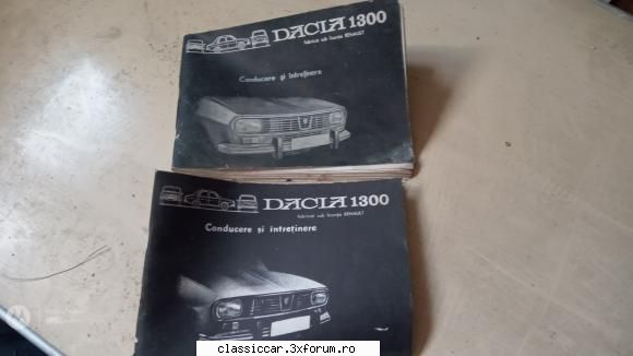 Broșuri oficiale IAP DACIA 1300 - Sunt 2 broșuri oficiale - Vanzari- cumparari carti si reviste auto