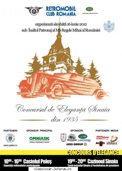 CONCURSUL DE ELEGANTA SINAIA - sambata 16 iunie Domeniul Regal Peles - vmarian - Arhiva evenimente 2012