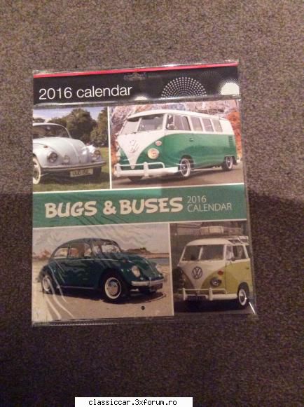 Calendare VW aircooled seria Bugs and Buses 2016 - Vand calendare a - Vanzari- cumparari carti si reviste auto