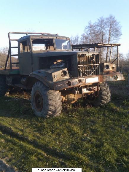 Camioane epave sau nu, vechi sa fie - un Kraz abandonat in Vrancea - Am vazut prin Romania