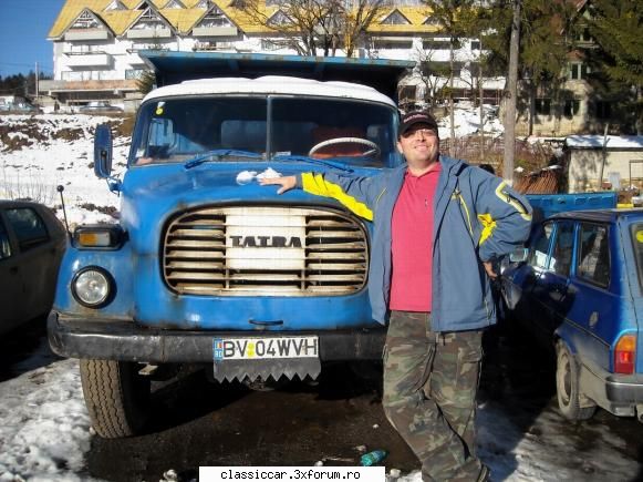 Camioane epave sau nu, vechi sa fie - o tatra si un coleg de munca :). multumiri - Am vazut prin Romania