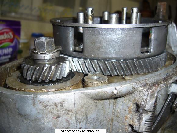 Carpati Super 1966 - Ansamblul pinion coroana - Prezentare motociclete, motorete si biciclete de colectie