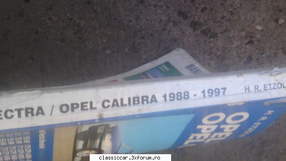 Carte manual service Opel Calibra -Vectra - licu - Vanzari- cumparari carti si reviste auto