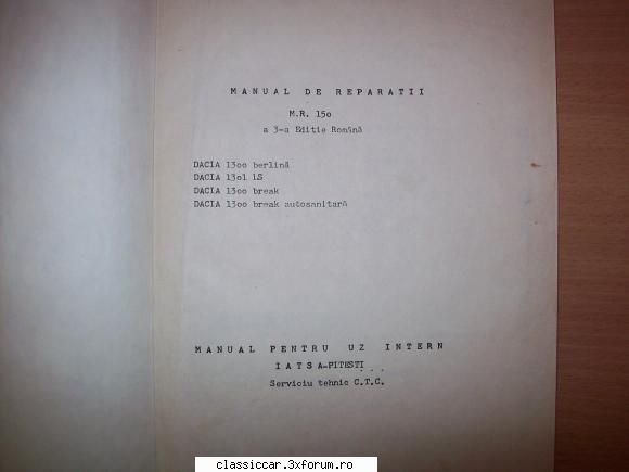 Carti - un manual de reparatii mai greu de gasit ( - Classicopedia