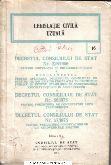 Carti - Hai sa va mai arat cateva. Decretul 328 si - Classicopedia