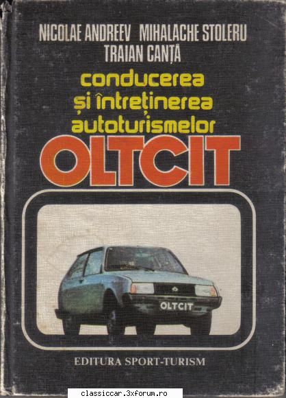 Carti - Oltcit, 1985, 180 pagini - Classicopedia