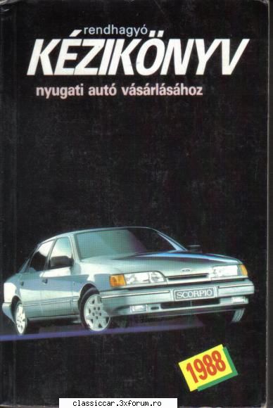 Carti - Keyikonyv,1988, 323 pagini Datele elementare ale - Classicopedia