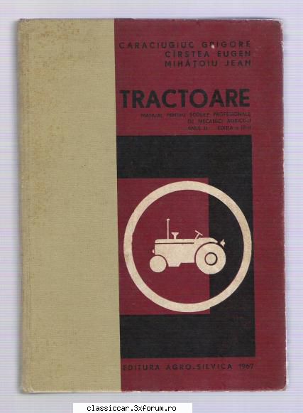 Carti Tehnice din domenii variate - Tractoare - Caraciugiuc - Vanzari- cumparari carti si reviste auto