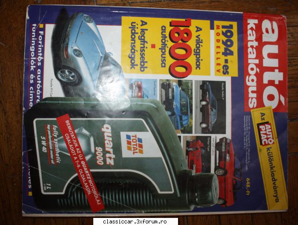 Carti si reviste auto - Lot 3 Auto Catalog in maghiara anul 1994 - Vanzari- cumparari carti si reviste auto