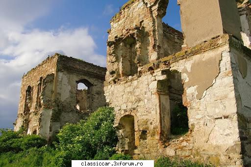 Castelul Haller - sat Coplean, jud Cluj - spatele cladirii - Drumetii prin Mioritic