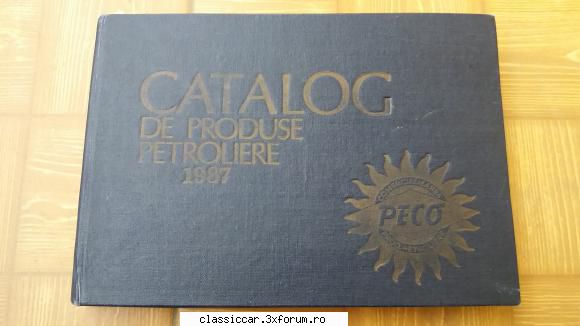 Catalog cu produse PECO din 1987 - Vand un catalog cu produsele - Vanzari- cumparari carti si reviste auto