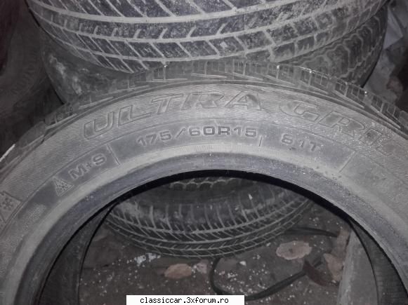 Cauciucuri GOOD YEAR 175/60R15 81T M+S - cauciucuri de iarna , pret 70 ron /buc - Vanzari  piese si accesorii