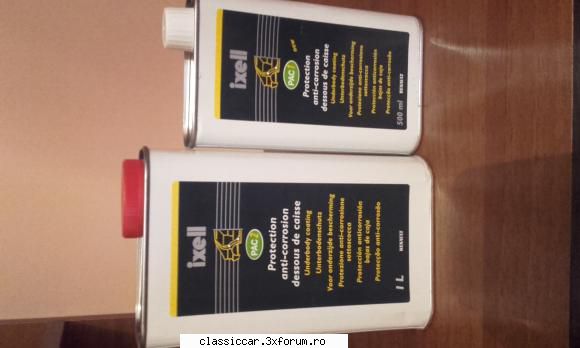 Ceara anticoroziva IXELL - Un prieten vinde ceara anticoroziva marca ixell - Vanzari  piese si accesorii