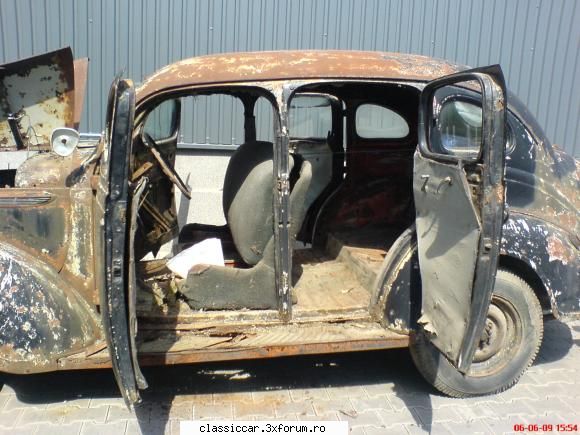 Chrysler Plymouth 1938 - inainte de curatare - Prezentare masini