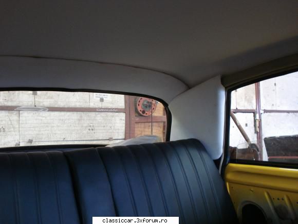 Citroen -ds -taxi - habitaclu, plafon, custode noi acoperite cu - Reconditionari si Restaurari