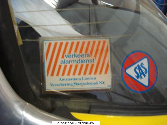 Citroen -ds -taxi - si un sticker de pe vremuri, m�ncat de soare - Reconditionari si Restaurari
