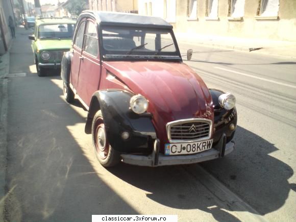 Citroen 2CV - poze noi cu masinuta - Am vazut prin Cluj-Napoca