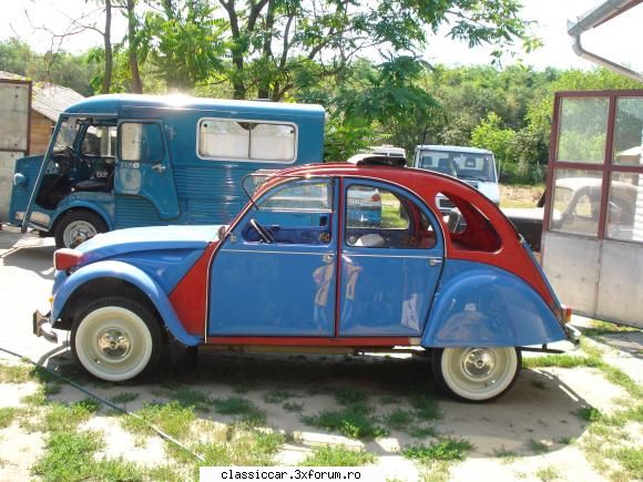 Citroen 2 CV Suceava - Si inainte de repararea haionului o ultimn� prob� - Reconditionari si Restaurari