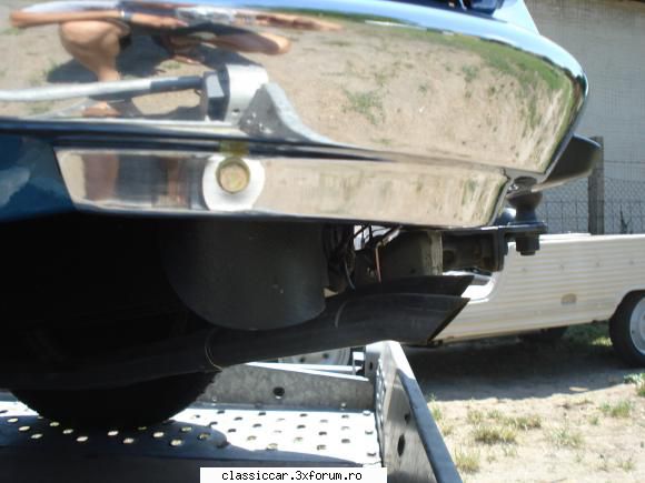 Citroen DS D super 5 - detaliu bar� spate si baveta protectoare - Reconditionari si Restaurari