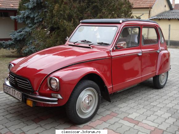 Citroen Dyane 6 - Faruri "infundate in arip�, cu ram� nichelat� - Prezentare masini