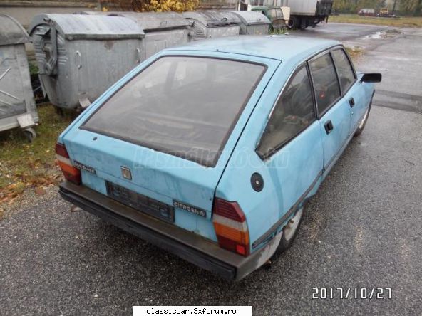 Citroen GS - GSA din spate, asta e deja urat, cu mult plastic - Vanatoarea de epave
