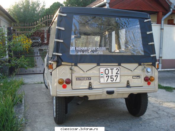Citroen Mehari - si cu prelata pus� fiindc� se anunta ploaie - Prezentare masini