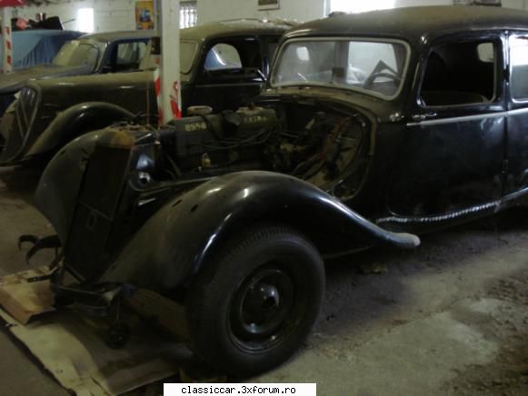 Citroen Traction Avant 15 six -1953 - a inceput buc�tirea al�turi de soru-sa - Reconditionari si Restaurari