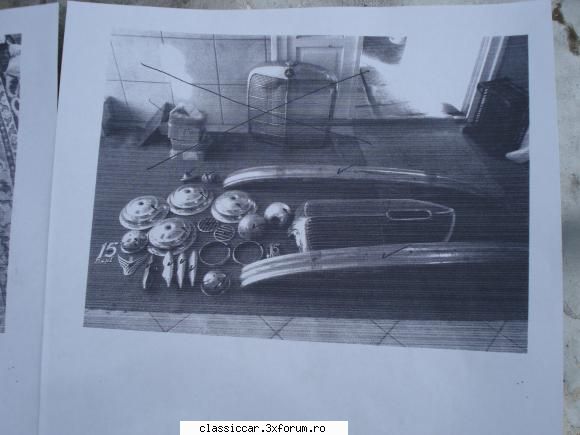 Citroen Traction Avant 15 six -1953 - Si cele dou� foi cu fotografiile - Reconditionari si Restaurari