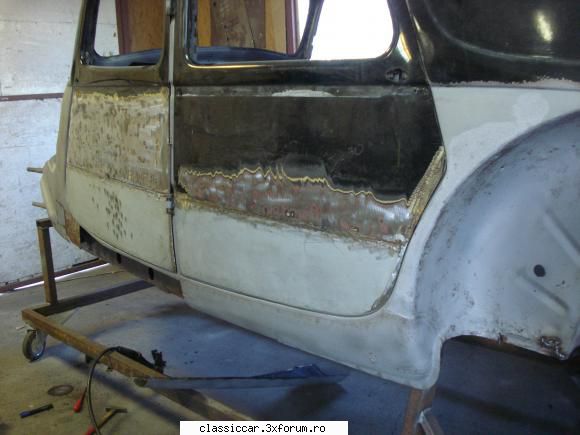 Citroen Traction Avant 15 six -1953 - canbtrul usilor , problema nr 1 al - Reconditionari si Restaurari