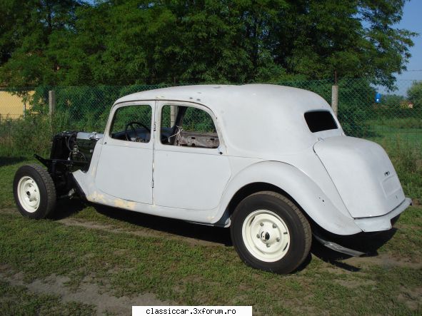 Citroen Traction Avant 15 six -1953 - Primii metri pe picioarele proprii - Reconditionari si Restaurari