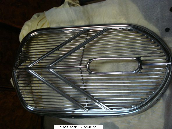 Citroen Traction Avant 15 six -1953 - Azi m-am apucat de remontat grila fat� - Reconditionari si Restaurari