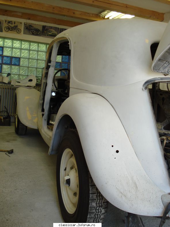 Citroen Traction Avant 15 six -1953 - ptr inceput ,am aplicat chederele intre - Reconditionari si Restaurari