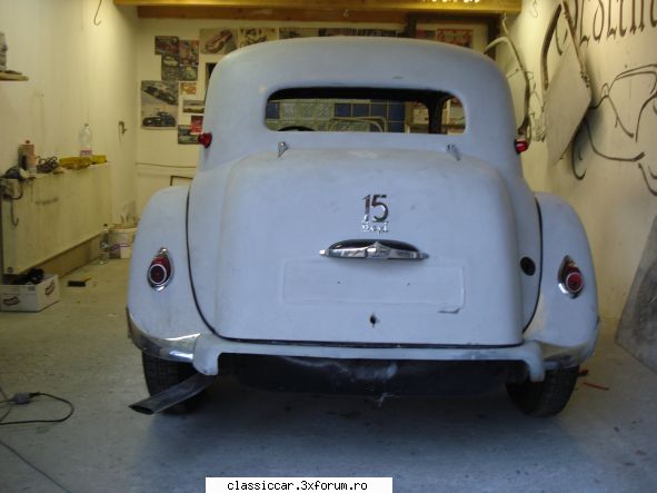 Citroen Traction Avant 15 six -1953 - si gata spatele - Reconditionari si Restaurari