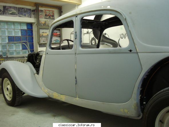 Citroen Traction Avant 15 six -1953 - unele elemente de caroserie au ajuns in - Reconditionari si Restaurari