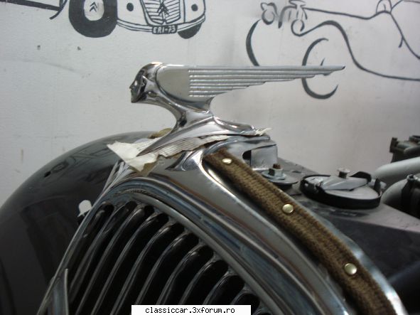 Citroen Traction Avant 15 six -1953 - prob� ornament radiator - Reconditionari si Restaurari