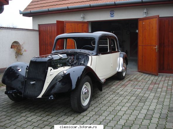 Citroen Traction Avant 15 six -1953 - In sf�rsit , reglajele si preg�tirile de - Reconditionari si Restaurari