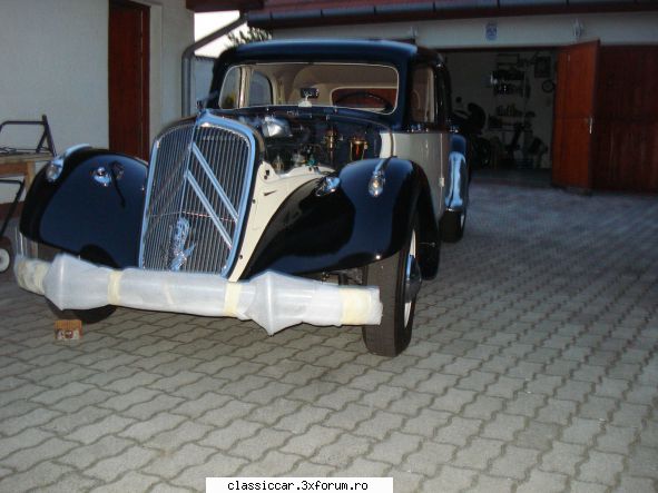 Citroen Traction Avant 15 six -1953 - Si aproape de finish ...reintors de la - Reconditionari si Restaurari